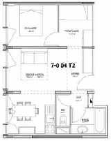 1-bed example a, sleeps 5